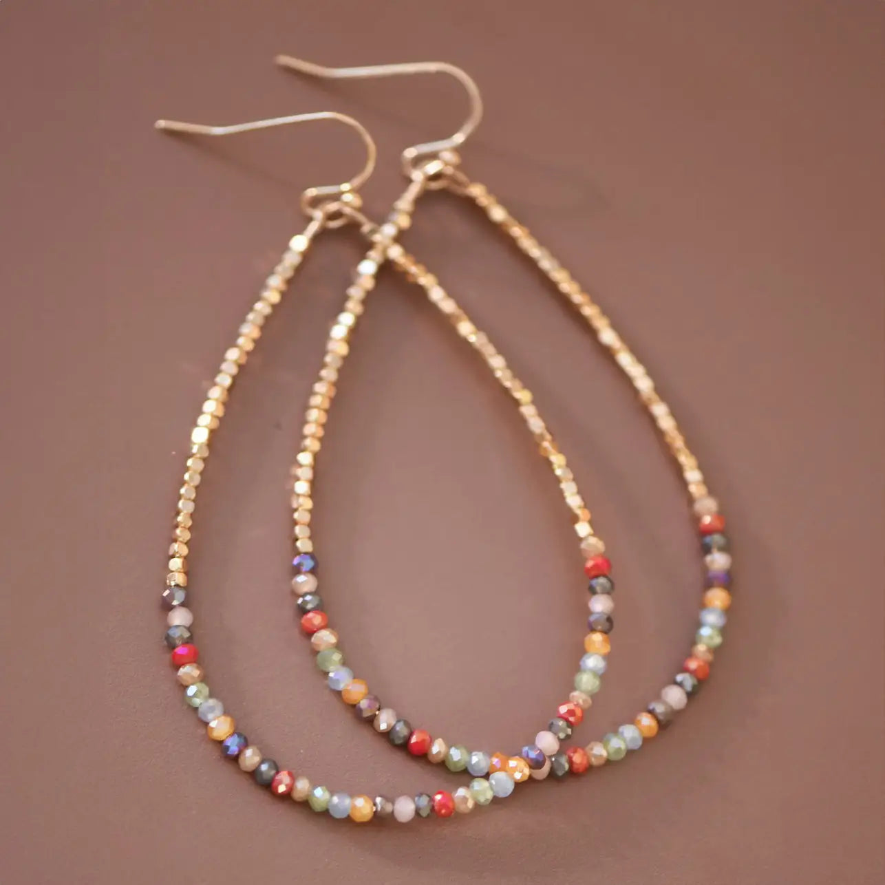 Multicolor Teardrop Earrings