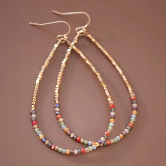Multicolor Teardrop Earrings