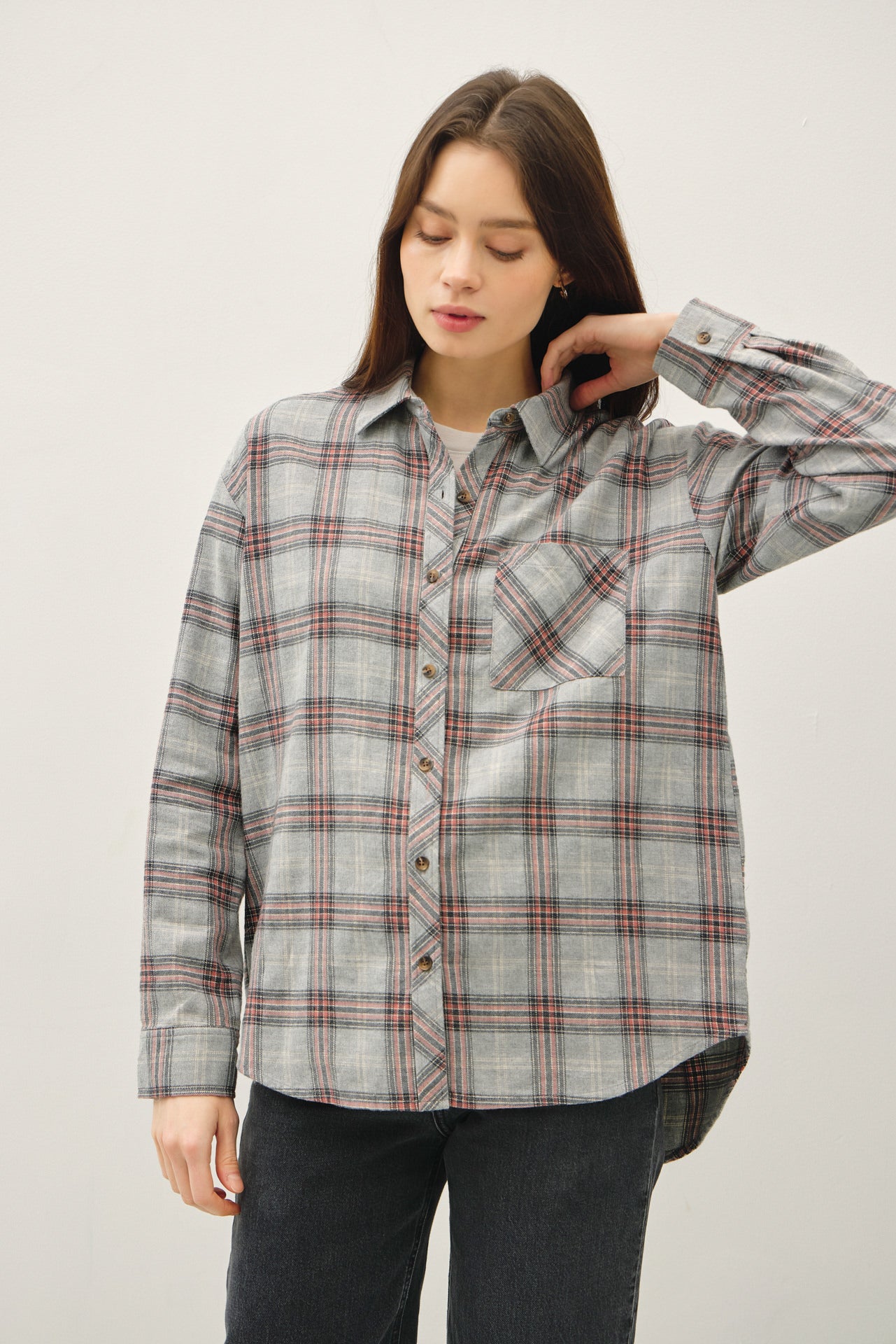 Classic Cotton Plaid Button Down