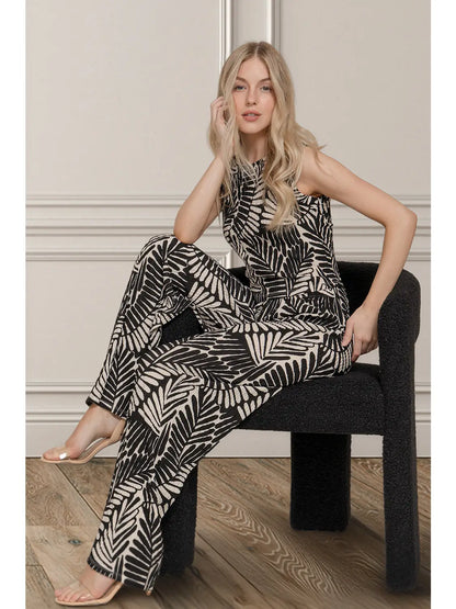 Black Sand Wide Leg Pants