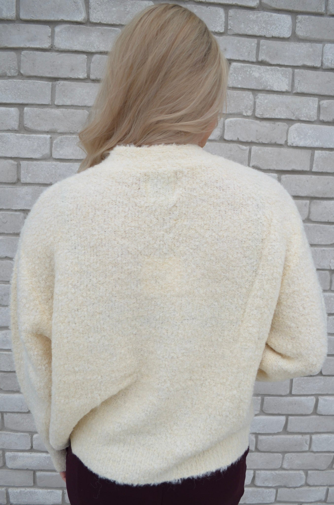 Molly Bracken Knitted Tie Collar Cardigan