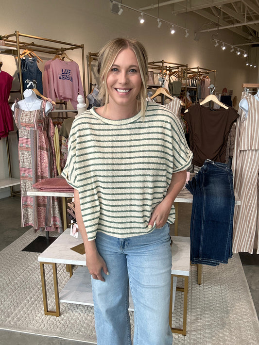 Changing Seasons Striped Top