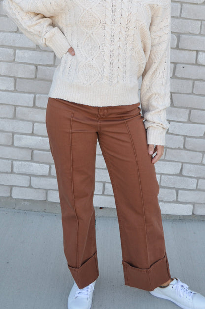 Dear John Holly High Rise Cuffed Wide leg