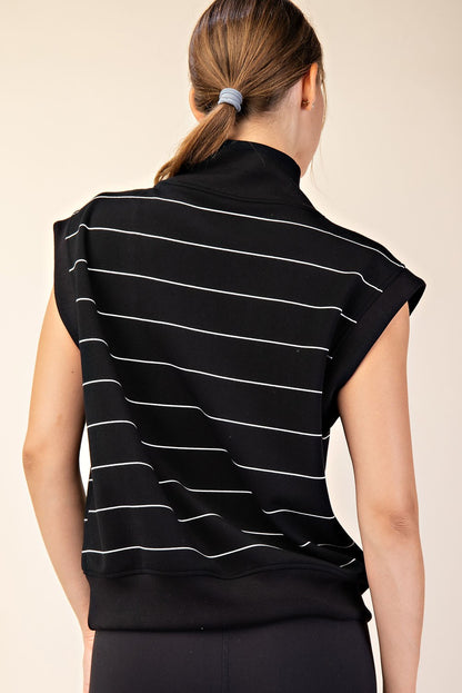 The Tracklight Soft Knit V-Neck Top