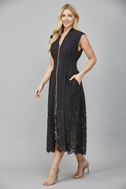 The Lace Affair Sleeveless Dress