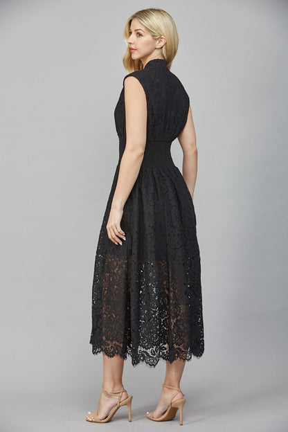 The Lace Affair Sleeveless Dress