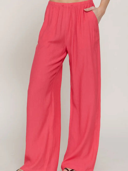 Watermelon Crush Textured Pants