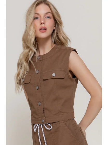 The Espresso Utility Vest