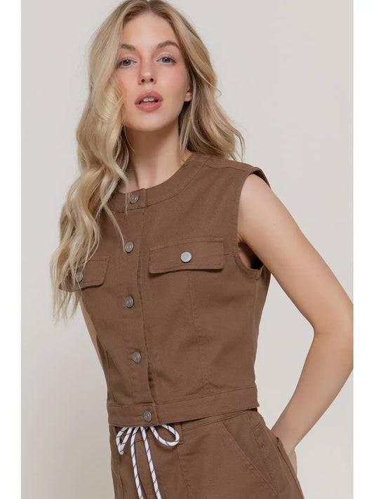 The Espresso Utility Vest