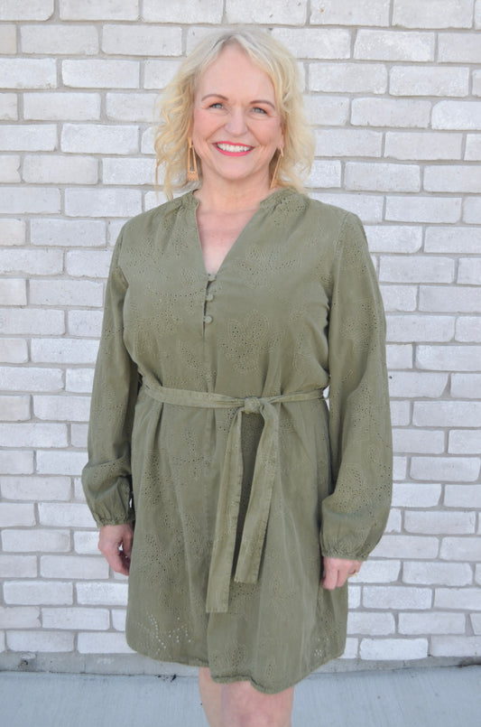 Dear John Christine Embroidered Dress