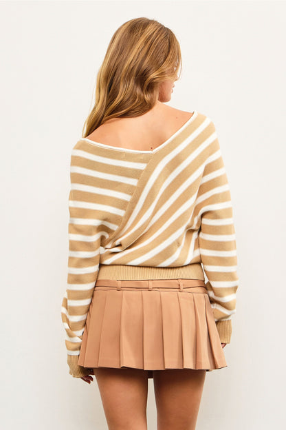 The Cornucopia Cross Sweater Top