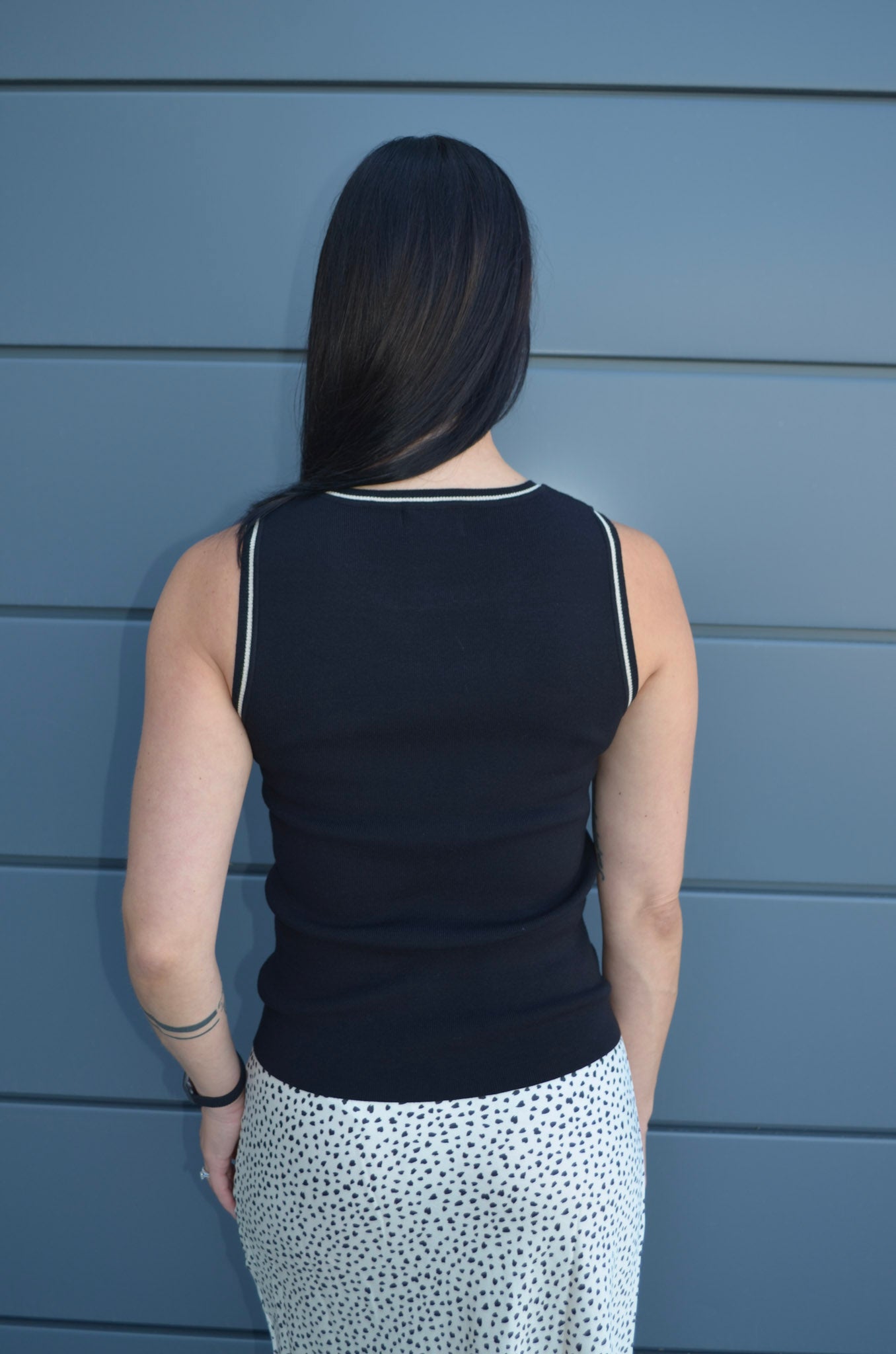 Onyx Edge Sweater Tank