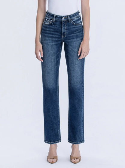 Vervet High Rise Straight Leg Jeans