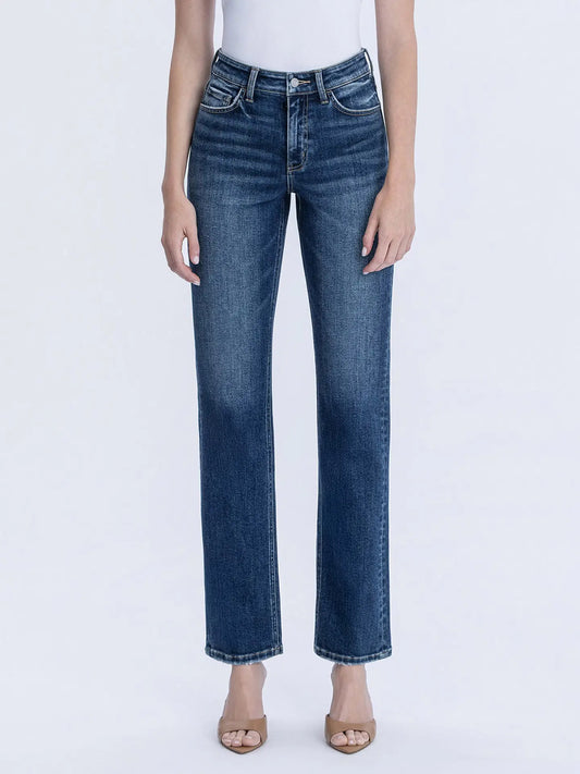 Vervet High Rise Straight Leg Jeans