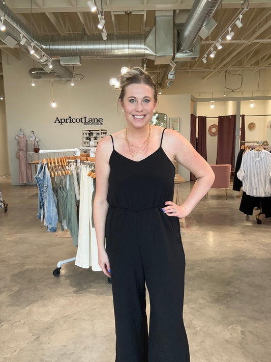 Midnight Escape Wide Leg Jumpsuit