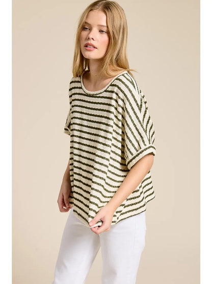 Changing Seasons Striped Top
