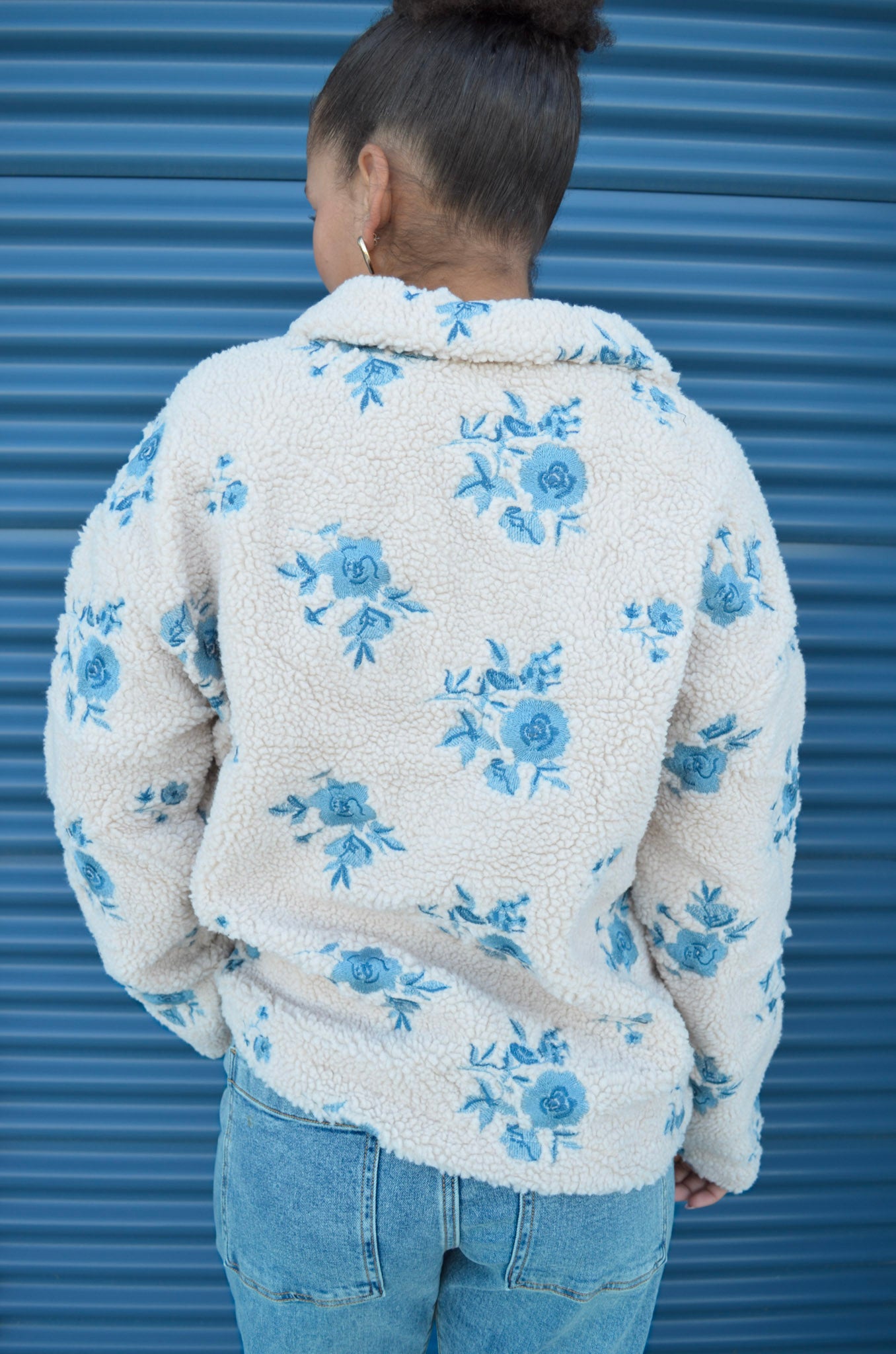 RD Style Poppy Long Sleeve Mock Neck Anorak Jacket