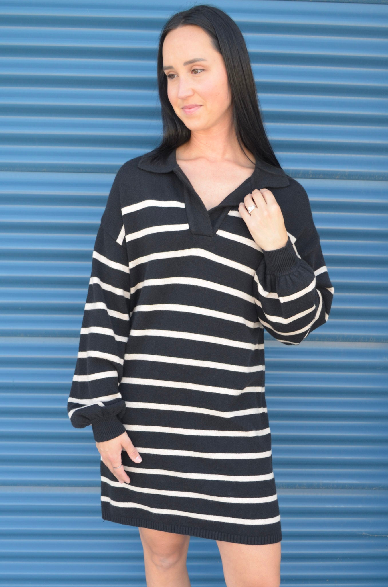 The Autumn Harvest Sweater Dress