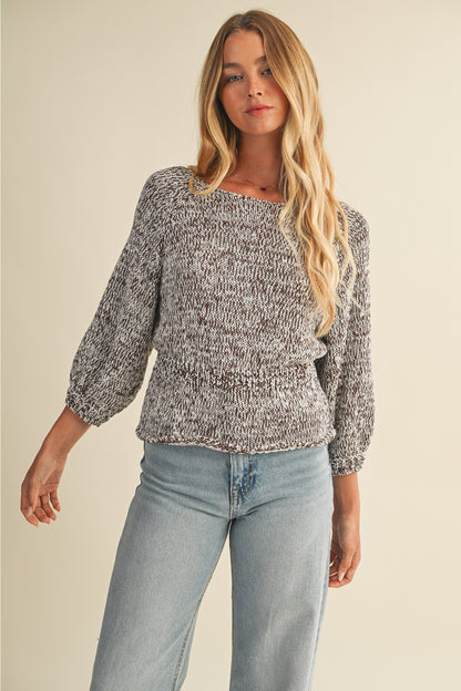 The Proud Stitch Peplum Sweater