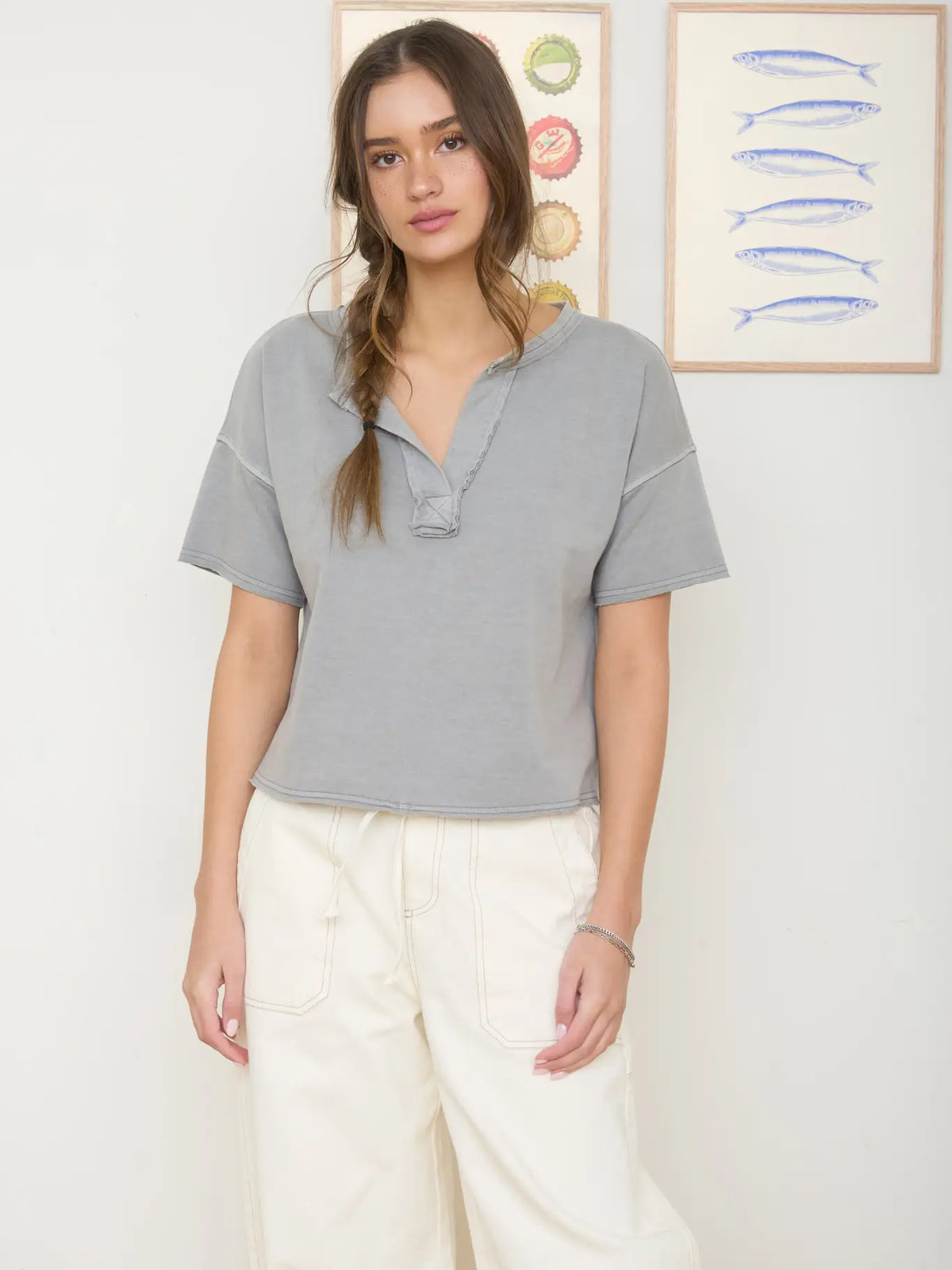The Dovie Henley Tee