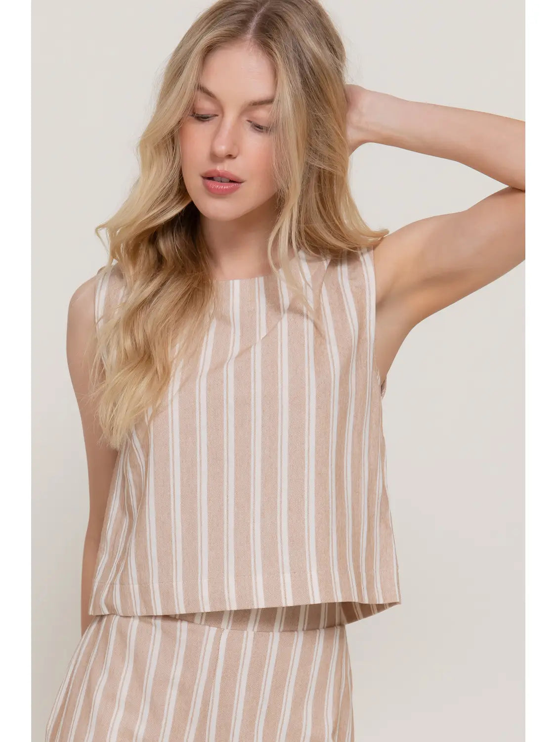 Sandbar Stripe Bow Bank