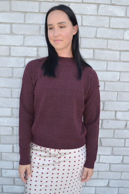 Sweet Espresso High Neck Sweater