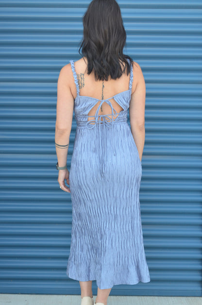 Astr | Neelam Smocked Open Back Dress