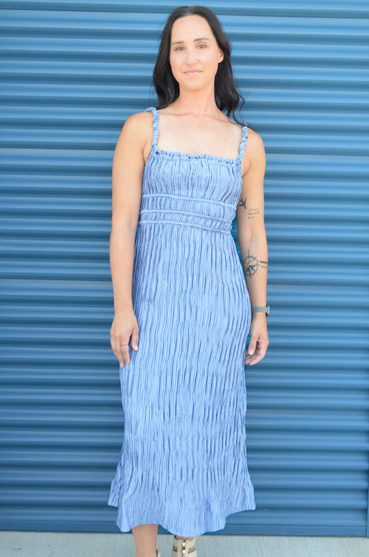 Astr | Neelam Smocked Open Back Dress