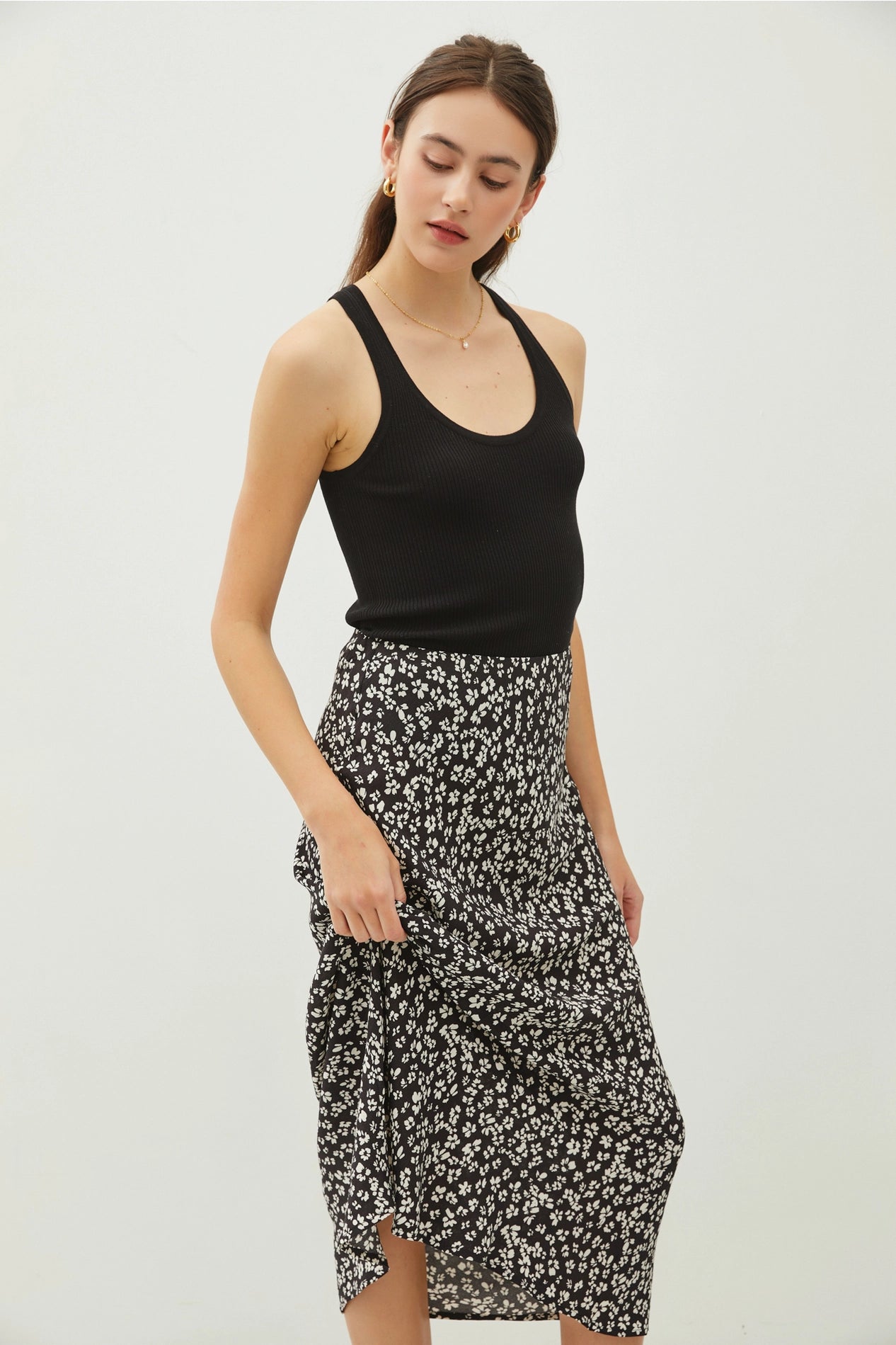 Briar Floral Midi Skirt