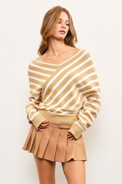 The Cornucopia Cross Sweater Top