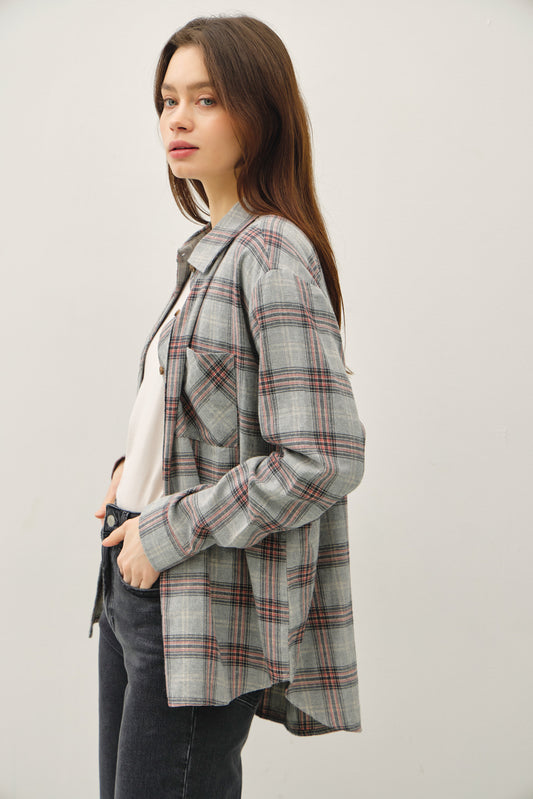 Classic Cotton Plaid Button Down