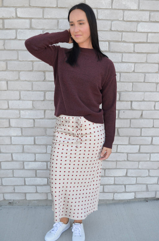 Sweet Espresso High Neck Sweater