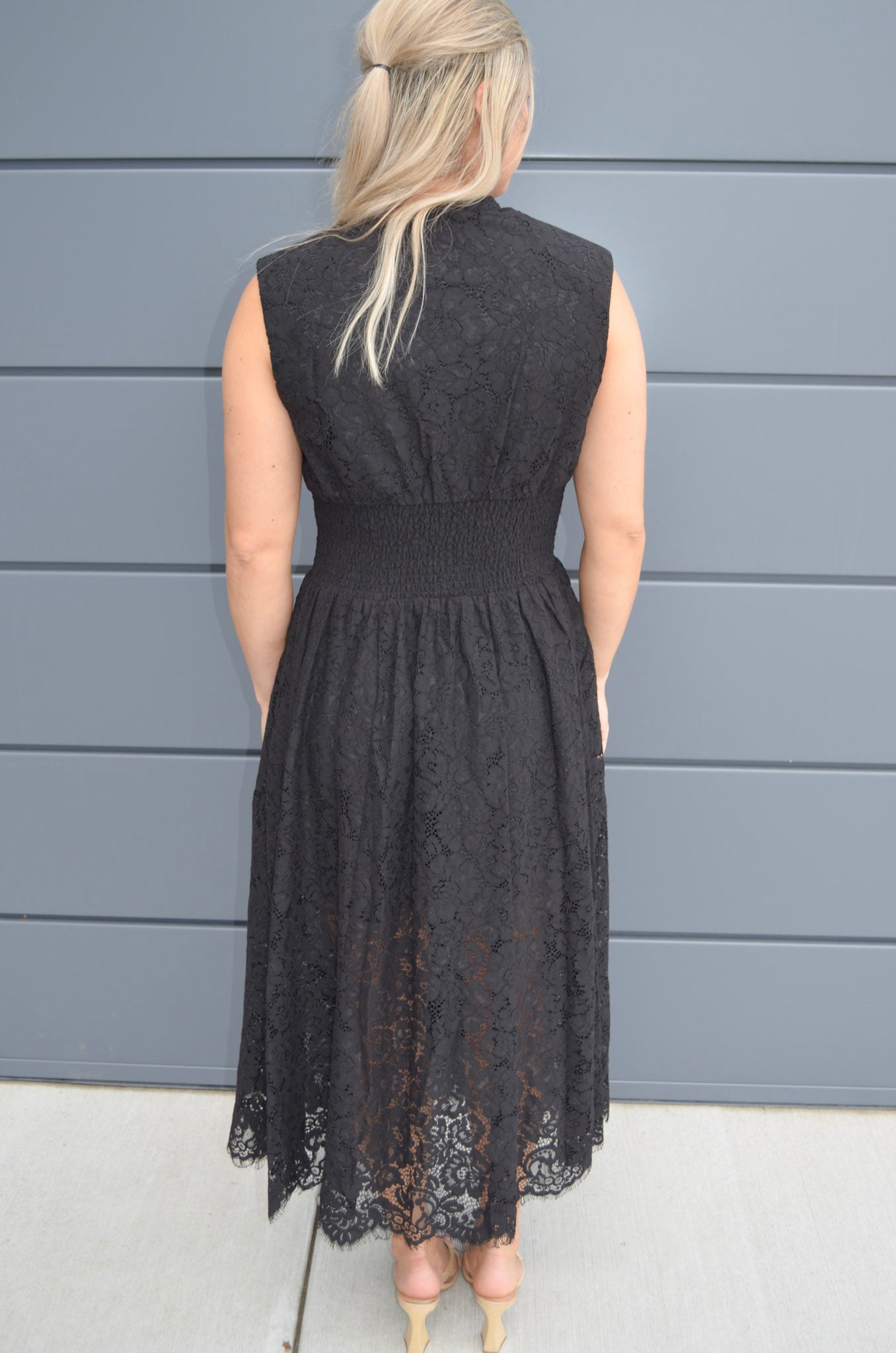The Lace Affair Sleeveless Dress