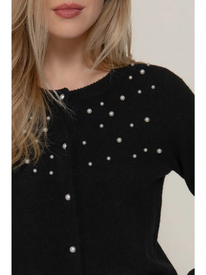 The Heirloom Cardigan in Black