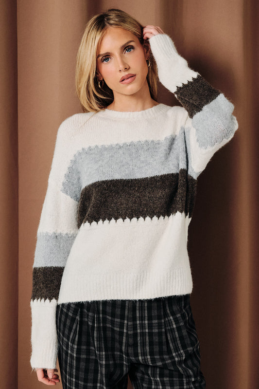 Better Together Color Block Sweater