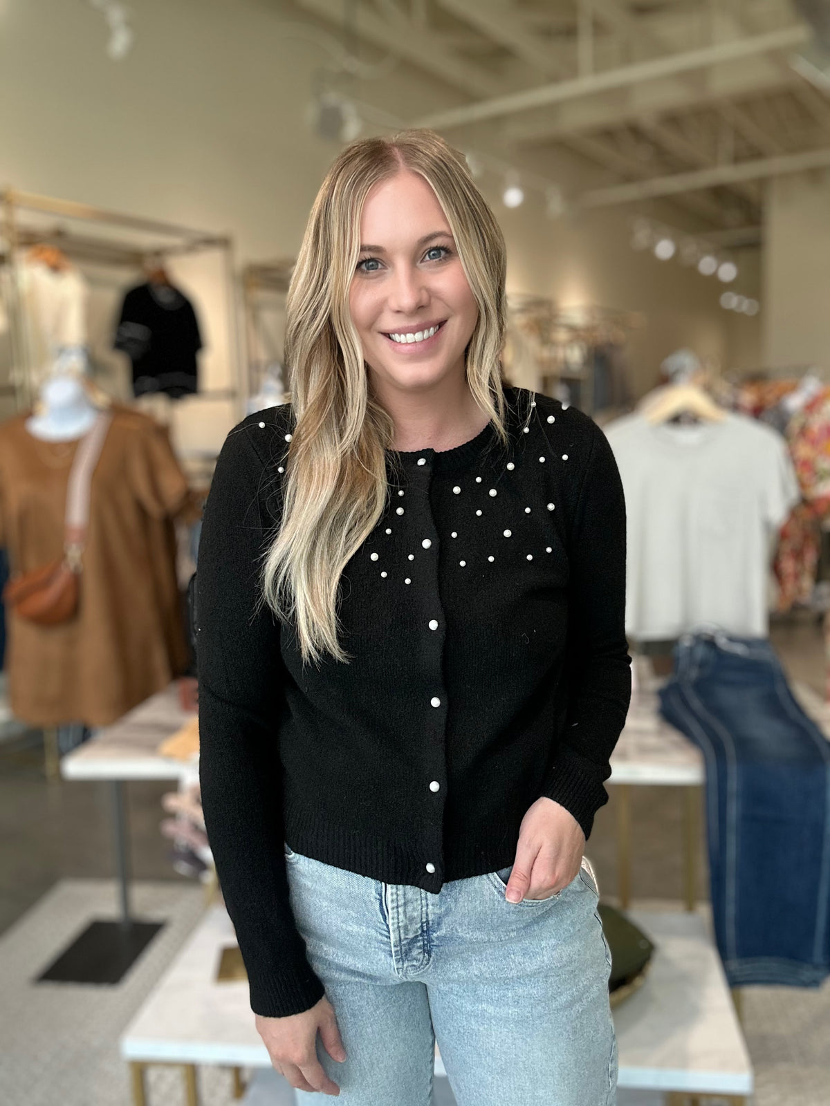 The Heirloom Cardigan in Black