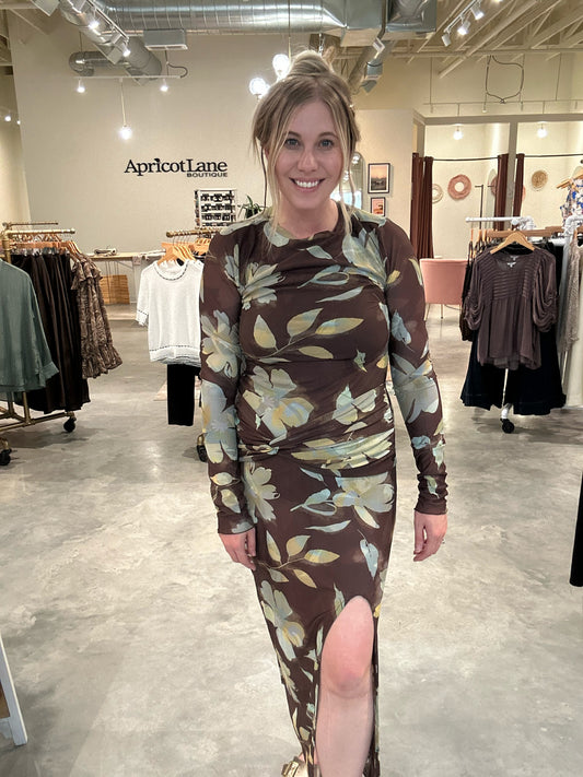 Harvest Blossom Mesh Dress