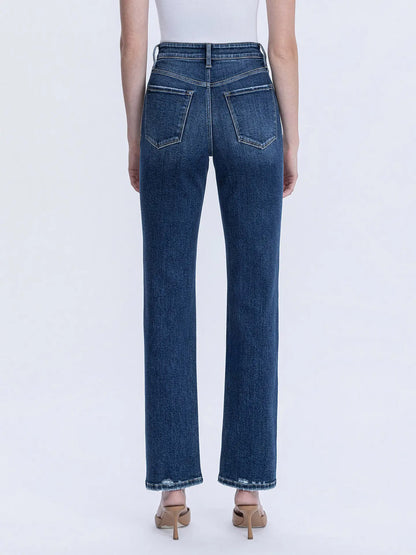Vervet High Rise Straight Leg Jeans
