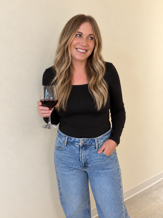 Double Lined Square Neck Top