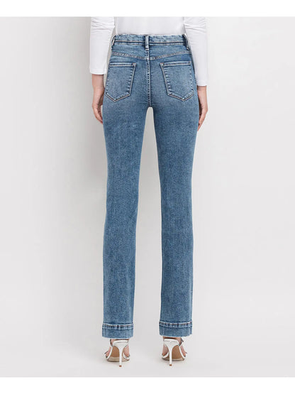 Lovervet Tummy Control High Rise Trouser Hem Bootcut Jeans