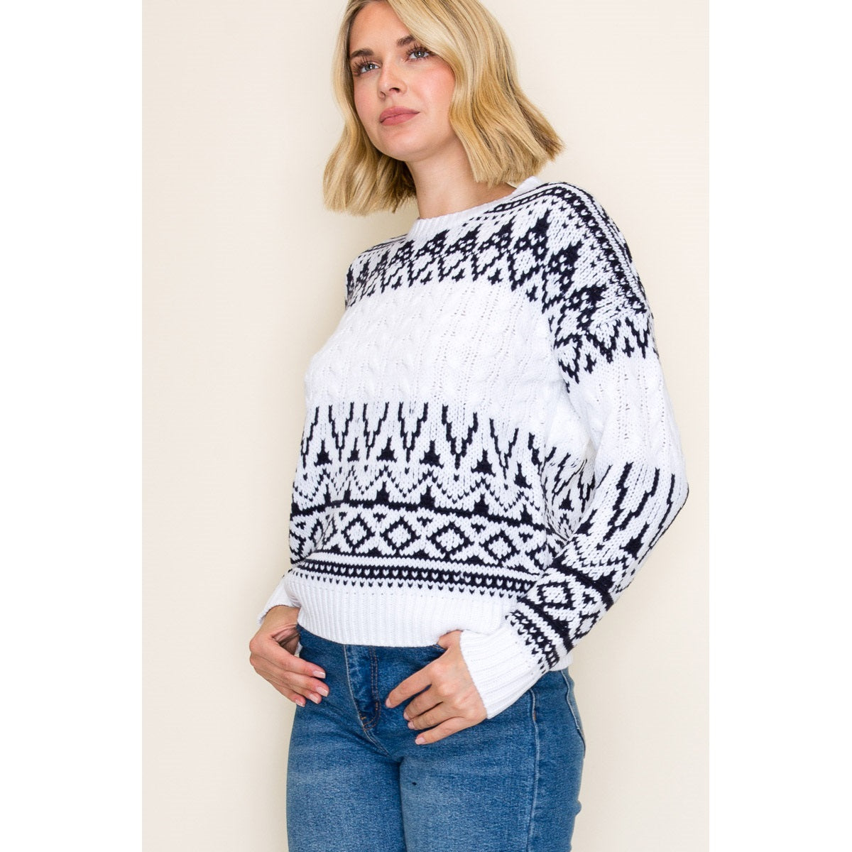 The Cozy Cabin Cable Knit Pullover