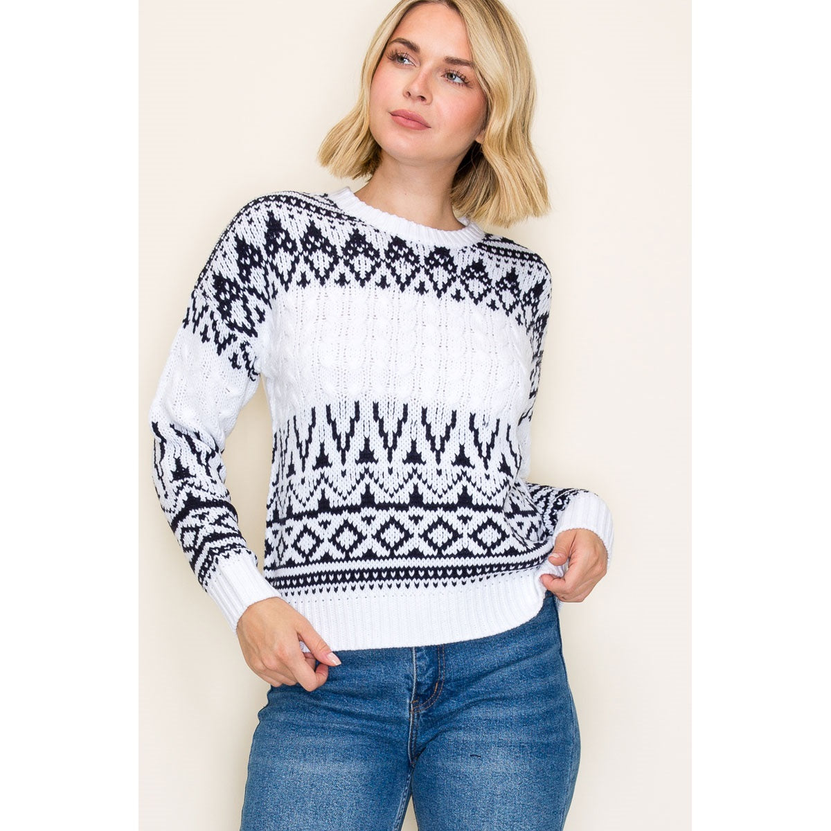 The Cozy Cabin Cable Knit Pullover