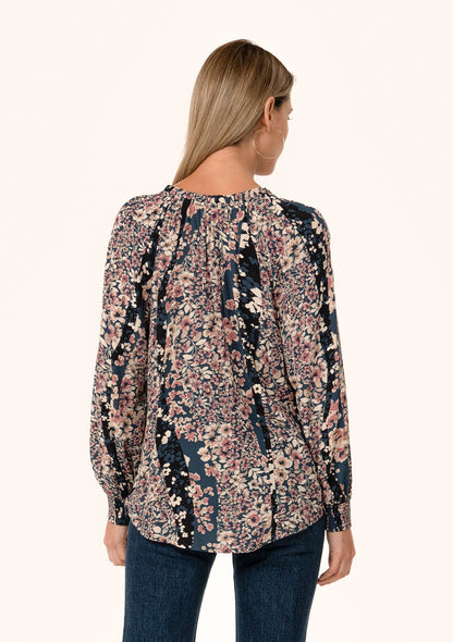 The Bloom & Bow Tie Neck Blouse