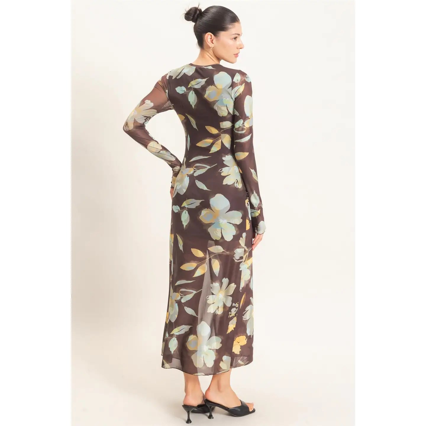 Harvest Blossom Mesh Dress