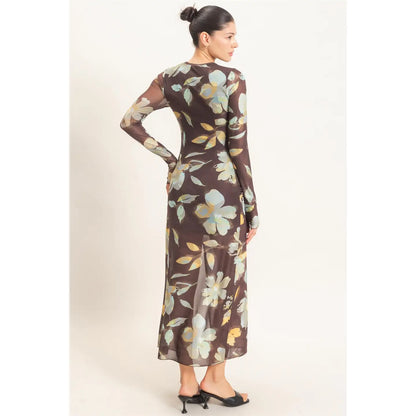 Harvest Blossom Mesh Dress