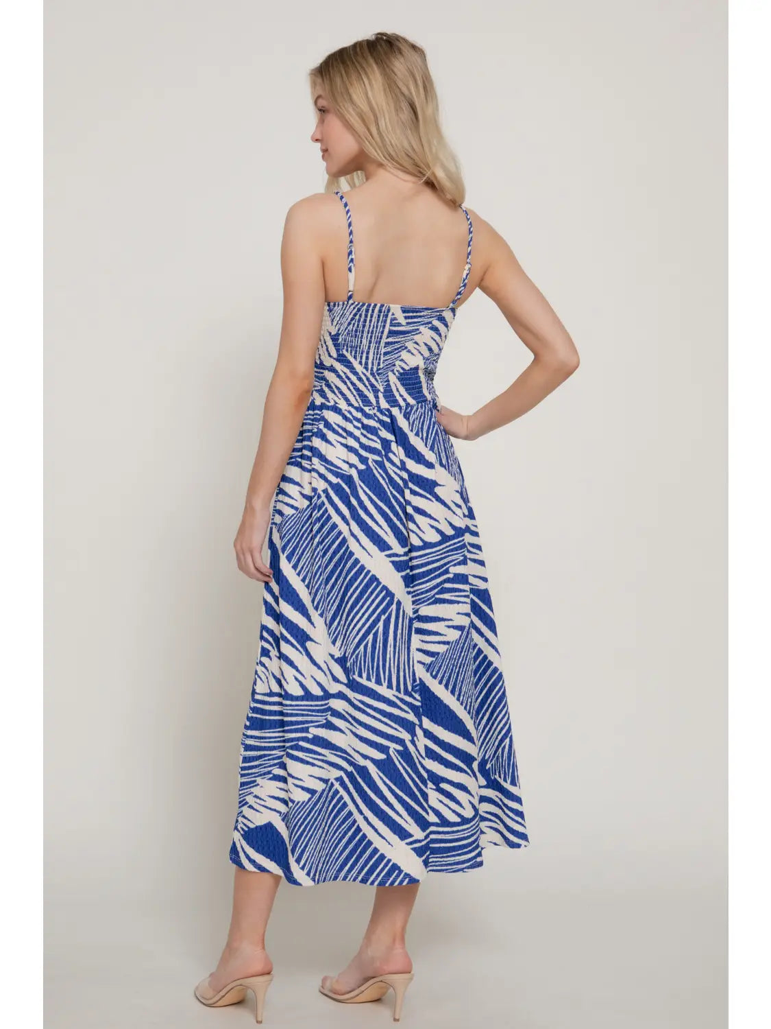 Azure Shores Midi Dress