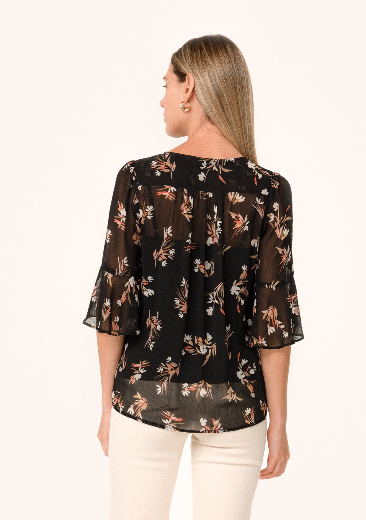 The Noir Blossom Blouse