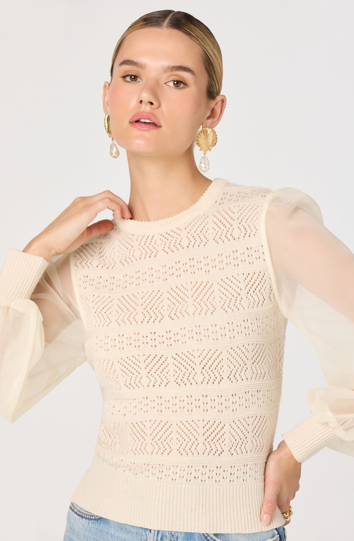 ASTR The Label Ann Sweater Top