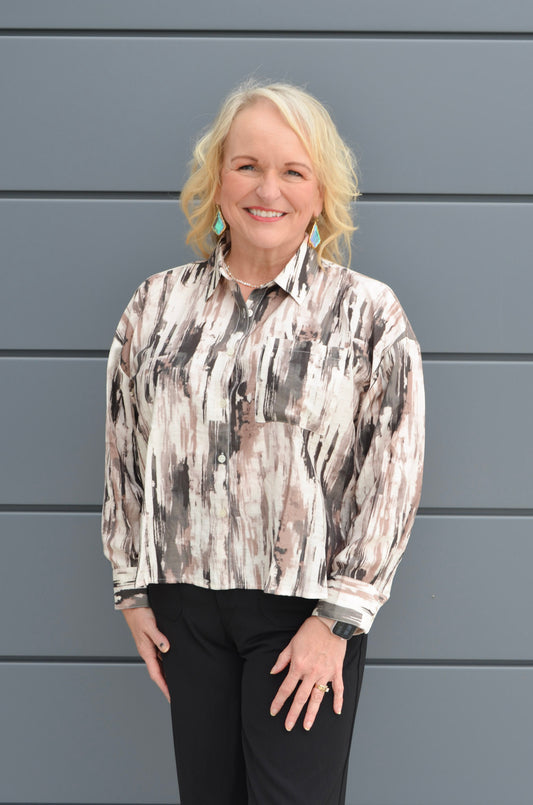 Abstract Edit Blouse
 Front