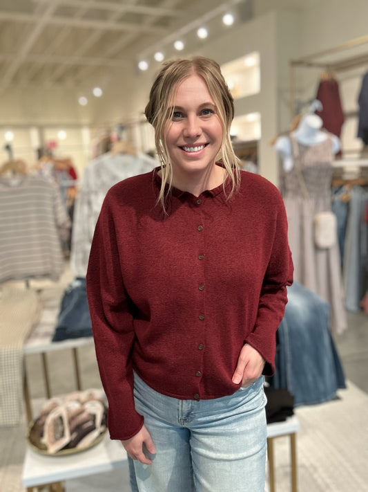 Bordeaux Cardigan